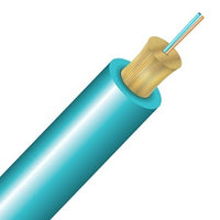 Cleerline TN002M3D9AP-B BendSafe Distribution Cable, Multimode, OM3, 2 Strand, Plenum, Aqua, Cut to Order