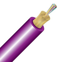 Cleerline 12D50125MOM4P-B SSF Micro-Distribution Cable LT, 12 Strand, Plenum I/O, 50/125, OM4, Magenta, Cut to Order
