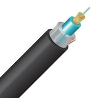 Cleerline 2RMD50125OM3R-B SFF Rugged Micro-Distribution Cable LT, 2 Strand, Riser I/O, 50/125, OM3, Black, Cut to Order