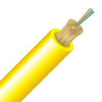 Cleerline 4D9125SMOS2P SFF Micro-Distribution Cable LT, 4 Strand, Plenum I/O, 9/125 G657 A2/B2 OS2, Yellow, Spool, 1000'
