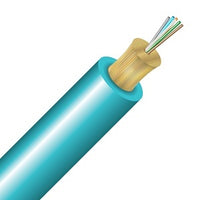 Cleerline 6D50125MOM3P-B SFF Micro-Distribution Cable LT, 6 Strand, Plenum I/O, 50/125, OM3, Aqua, Cut to Order