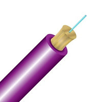 Cleerline S50125MOM4P-B SSF Simplex Cable, Plenum I/O, 50/125, OM4, Magenta, Cut to Order