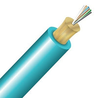 Cleerline TN006M3D9AR BendSafe Distribution Cable, Multimode, OM3, 6 Strand, Riser, Aqua, 1000'