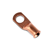 4-Ga Copper Ring Terminals Pack of 10 - front view | Silarius