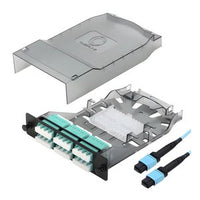 Cleerline CTG-MTLC2X12-MM-B2 HD MTP Elite 24-Fiber Cassette, MM(OM4), 2x12F MTP Male to 24 Quad LC/UPC, Type B2