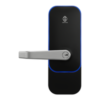 Centrios CEE100-AU-BSP-SC-KR Exit Trim Key-in Lever, Augusta Lever, Schlage Keyway, Black Suede