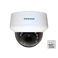 IDIS CDT2S12IFW-B 2MP Indoor Dome TVI and CVBS Camera, 2.8-12mm Lens, Black