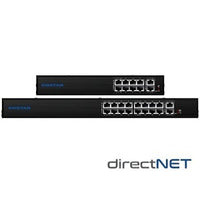IDIS CRIS18 DI Gigabit Power Over Ethernet Switch, 16-Port, Black