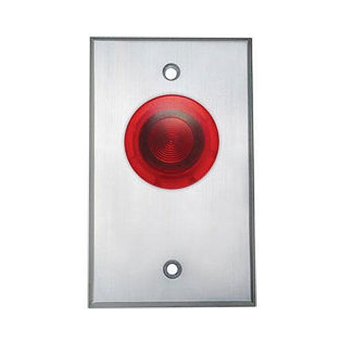 Camden CM-3000-R Spring Return Illuminated Mushroom Pushbutton, N/O, Momentary, Red Button