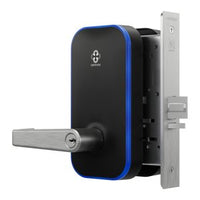 Centrios CEM100-AU-626-GA-KR Mortise Lock, GA Keyway, Augusta Lever, Satin Chrome