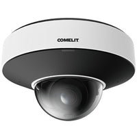 Comelit IPKCAMA04FD Advance Series 4MP Vandaldome IP Camera with (2) Built-in Microphones, IK10, 2.8mm Fixed Lens, White