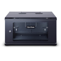 CyberPower Carbon CR6U61003 6U wall mount rack enclosure, black