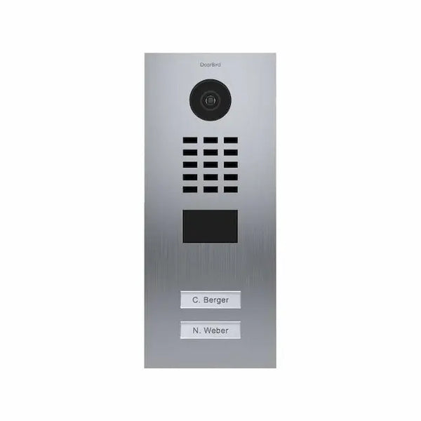 DoorBird D2102V IP Video Door Station Stainless Steel Flush-Mounted