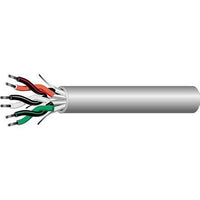 West Penn D430GY1000 22/4 Stranded Individually Shielded Audio Cable, CM, 1000' (304.8m) Reel, Gray