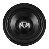 Black Diamond 18" High Excursion Subwoofer with Carbon Fiber Cone | 3500W RMS / 7000W Peak | Dual 2-Ohm Voice Coil