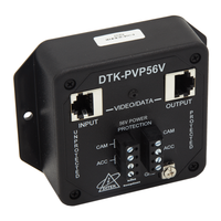 DITEK DTK-PVP56V PoE Data and Power Surge Protector, Shielded RJ45, 56V