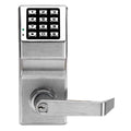 Napco DL2700/26D Trilogy T2 Standalone Push Button Cylindrical Lock, Satin Chrome