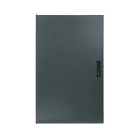 Middle Atlantic DOOR-S12 Essex Series Solid Front or Rear Door for MMR and QAR Series Racks, 12U RMS