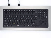 iKey DT-5K-FSR-NI-CXPS2 DT, 113-Key SS Case No BL, PS2 cable