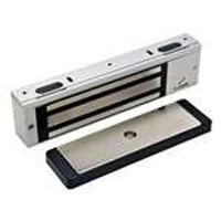 DynaLock 3000-US28-RHR-HSM 3000 Series Single Electromagnetic Lock for Outswing Door with HSM, Right Hand Reverse, 1500 lb, Satin Aluminum