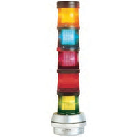 Kidde 101SINHR-G1 Flash StackLight Strobe Beacon, 24V DC, Red