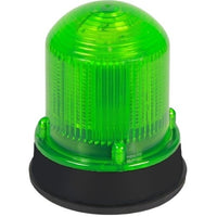 Kidde 125STRNG1248DB 125 Class Normal Output Xenon Strobe Beacon, 12‑48V DC, Green Lens, Black Base