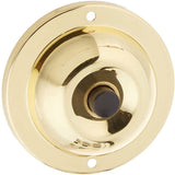 Edwards Signaling 600 Push Button, Solid Brass