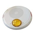 Kidde GCHFWA-S7VMA GC Series Genesis High Fidelity Ceiling Speaker-Strobe, "ALERT" Text Marking, Amber Lens, White