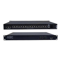 KBC Networks EERF16-GN3-R-RA-B 16-Port 10/100/1000Mbps Auto-Sensing Ethernet Switch