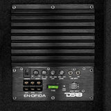10" Loaded Amplified Shallow Down Fire Subwoofer Enclosure 250 Watts Rms