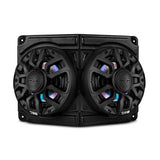Universal Overhead Flat Mount Pod For Two 6.5” Speakers - Great for ATVs, UTVs, Golf Carts, Boats and more
