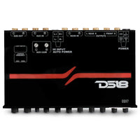 High Volt 7-Band Equalizer with High Level Input and Auto Turn On - front view | Silarius