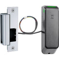 HES ES100-15L-IPS-629 ES100 Series Reader Body and 1500 Strike for ANSI Latchbolt Locks, Wireless Electric Strike, Complete Latchbolt Faceplate Pac, Non-Monitored, Bright Stainless Steel
