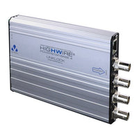 Veracity VHW-HWPS-B4-LL HIGHWIRE Powerstar 4-Port IP and PoE Over Coax Base Unit, Silver