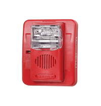 Gentex GHSBPR Commander3 Series Horn/Strobe Notification Appliance, Red