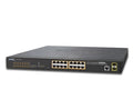 PLANET GS-4210-16P2S L2/L4 16-Port Gigabit 802.3at PoE+ + 2-Port SFP Managed Switch