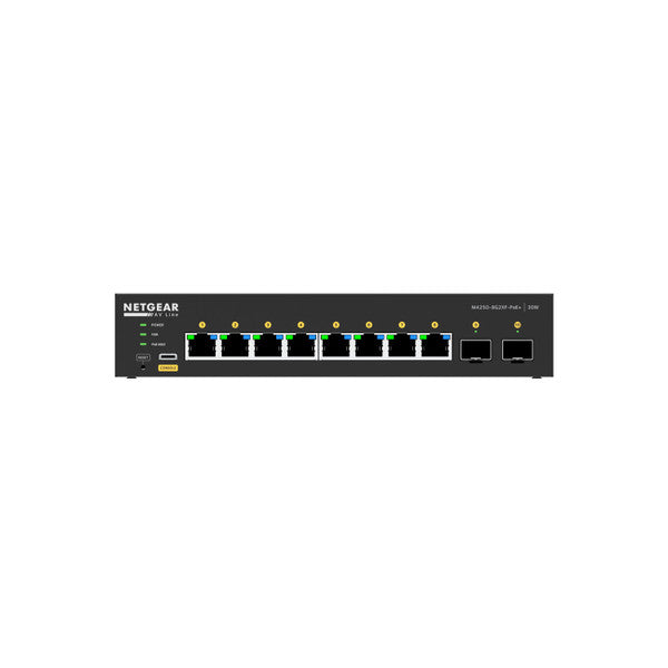 Netgear GSM4210PX-100NAS AV Line M4250-8G2XF-PoE+ Managed Switch