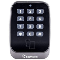 GeoVision GV-RKV1355 Keypad Reader, Wiegand, RS-485, Vandal Resistant, Black