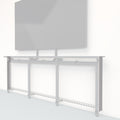 Heckler H1282-FR-FOG Framework Tall End Cap Set - Felt Right (fog)