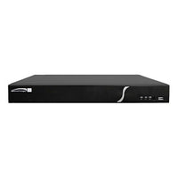 Speco H24WHRLNM2TB 24-Channel Wall Mount Hybrid Video Recorder, Includes 2TB Storage and Mounting Kit
