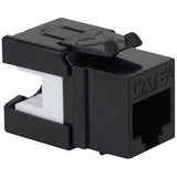 ICC IC107GATBK CAT6A RJ45 Keystone Jack for HD Style, 10-Pack, Black