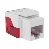 ICC IC107L6CWH CAT6 RJ45 Keystone Jack, EZ Style, 25-Pack, White