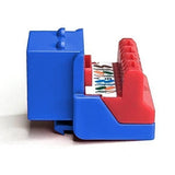 ICC IC107L6TBL Keystone Jack, Module CAT6 EZ, 10-Pack, Blue