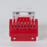 ICC IC107L6TWH Keystone Jack, 10-Pack CAT6 EZ Modules, White