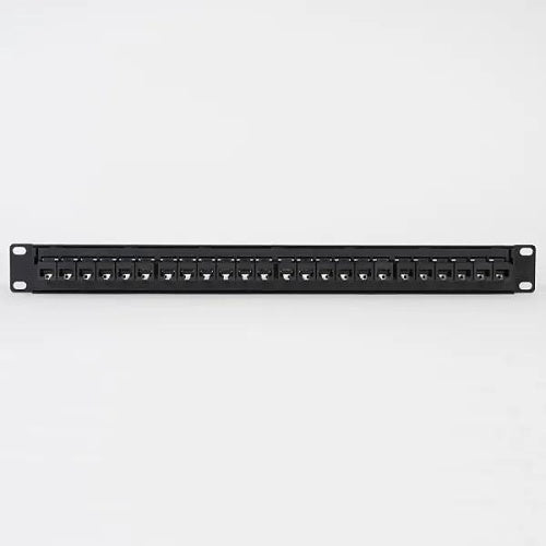 ICC ICMPP24CPA Patch Panel Cat6a Feed-Through 24-Port 1RU RJ45