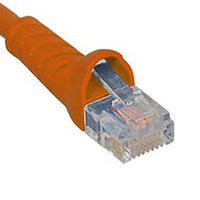 ICC ICPCSK25OR CAT6 Molded Boot Patch Cord, 25 ft, Orange, Single-Pack