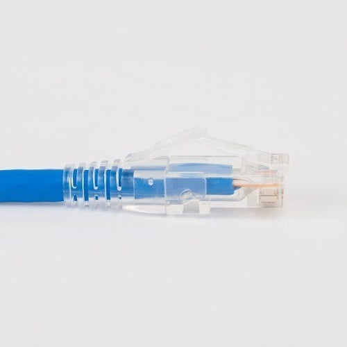 ICC ICPCSM10BL CAT5e Patch Cable, 10' (3.05m), 25-Pack, Clear Boot, Blue