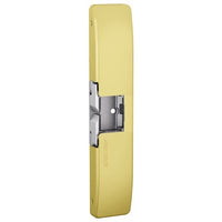 HES 9600 Electric Strike, 12/24VDC, Bright Brass, Latchbolt Monitor