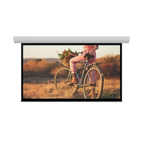 Da-Lite 70188LS 109" Contour Electrol Electric Projection Screen, Ceiling / Wall Mount, 16:10 Wide, 120V, Matte White Non Tensioned