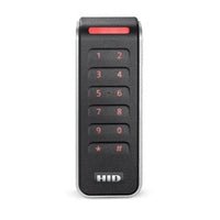 HID 20KNKS-00-0039HW 20K Contactless Smart Card Reader with Keyboard, Multiple Technologies, Mobile Enabled, Door Frame Mountable
